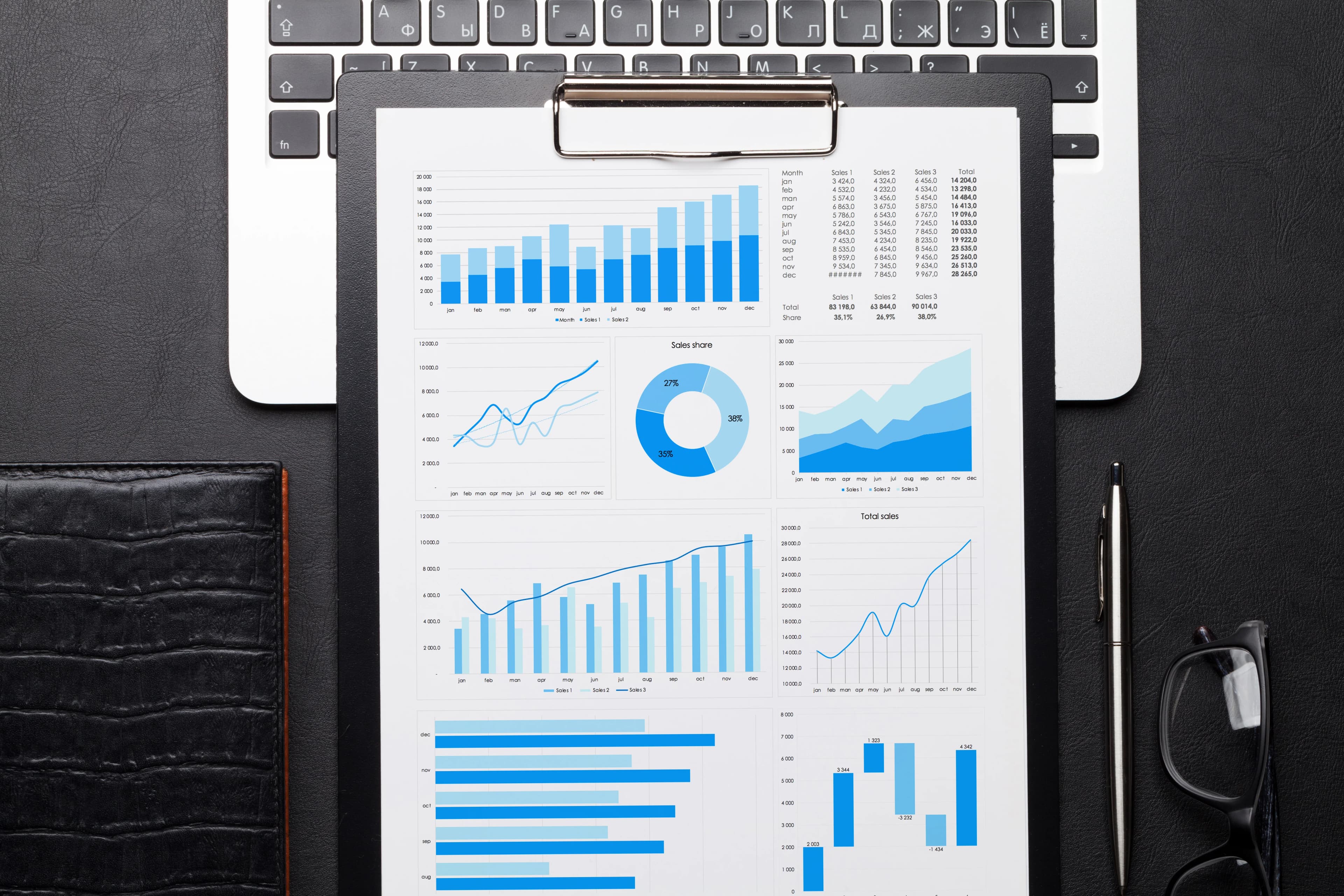 office-workplace-table-with-charts